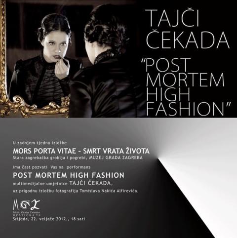 Post Mortem High Fashion u Muzeju grada Zagreba